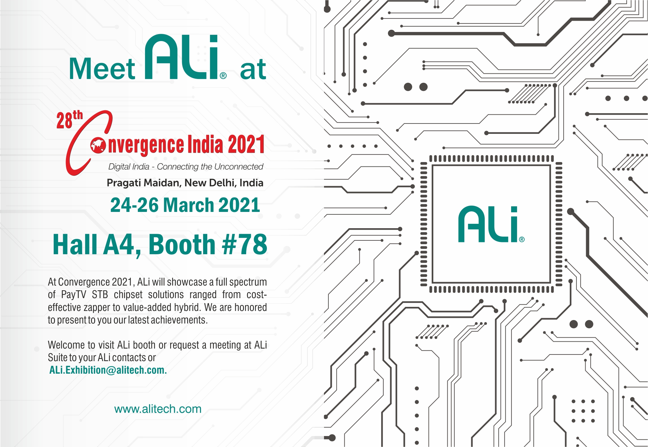Ali tech Convergence Invite 2021 invitation